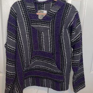 Gently Worn Multicolored Baja Hoodie